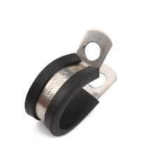 Load image into Gallery viewer, 10 PCS Car Rubber Cushion Pipe Clamps Stainless Steel Clamps, Size: 3/4 inch (19mm), Size: 3/4 inch (19mm)