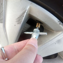 Load image into Gallery viewer, 4 in 1 Remover Tool + 6 Car Trunk Motorcycles Tire Valve, A2203