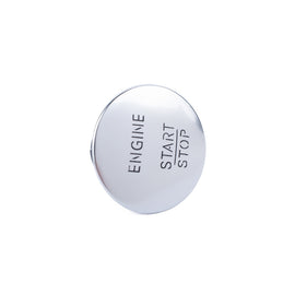 Car Keyless Switch Engine Start Key Push Button 2215450514 for Mercedes-Benz W164 W205, Silver
