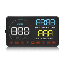 Load image into Gallery viewer, A9 5.5 inch Universal Car OBD2 HUD Vehicle-mounted Head Up Display, A9(Blue), A9(Yellow)