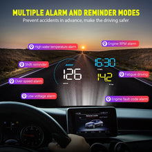 Load image into Gallery viewer, A9 5.5 inch Universal Car OBD2 HUD Vehicle-mounted Head Up Display, A9(Blue), A9(Yellow)