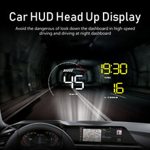Load image into Gallery viewer, A9 5.5 inch Universal Car OBD2 HUD Vehicle-mounted Head Up Display, A9(Blue), A9(Yellow)