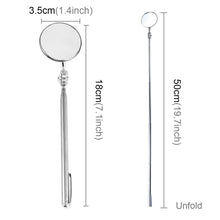 Load image into Gallery viewer, Vehicle Car Chassis Telescoping Inspection Mirror, Mirror Diameter: 3.5cm, Length: 50cm, Diameter: 50mm, Length: 350mm
