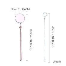 Load image into Gallery viewer, Vehicle Car Chassis Telescoping Inspection Mirror, Mirror Diameter: 30mm, Length: 165mm, Diameter: 30mm, Length: 165mm