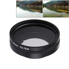 Load image into Gallery viewer, JUNESTAR for Xiaomi Xiaoyi Yi II 4K Sport Action Camera Proffesional 37mm CPL Filter + Lens Protective Cap, CPL Filter+Lens Cap