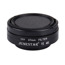 Load image into Gallery viewer, JUNESTAR for Xiaomi Xiaoyi Yi II 4K Sport Action Camera Proffesional 37mm UV Filter + Lens Protective Cap, UV Filter+Lens Cap