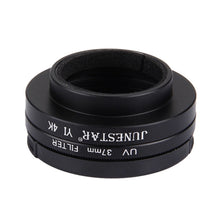 Load image into Gallery viewer, JUNESTAR for Xiaomi Xiaoyi Yi II 4K Sport Action Camera Proffesional 37mm UV Filter + Lens Protective Cap, UV Filter+Lens Cap