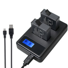 Load image into Gallery viewer, AHDBT-501 LCD Screen Dual Batteries Charger for GoPro HERO5 with Displays Charging Capacity, For GoPro HERO5