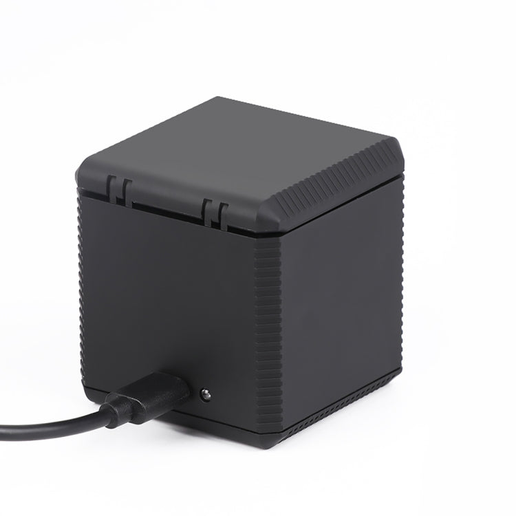 RUIGPRO USB Triple Batteries Housing Charger Box with Cable & Indicator Light for GoPro HERO9 Black / HERO10 Black