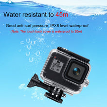 Load image into Gallery viewer, 45m Waterproof Case + Touch Back Cover for GoPro HERO8 Black, Case + Touch Cover for GoPro8