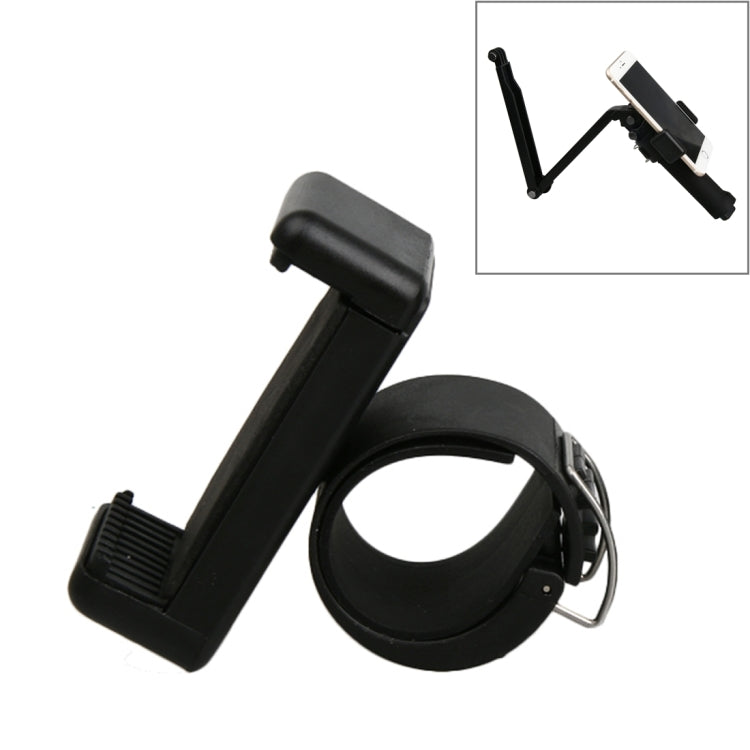 Mobile Phone Clip Holder for GoPro & SJCAM & Xiaoyi Handheld Selfie Monopod, Dig Clip Port Diameter: 2.6cm-3cm