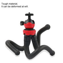 Load image into Gallery viewer, Mini Octopus Flexible Tripod Holder with Phone Clamp for iPhone, Galaxy, Huawei, GoPro, Insta360, DJI and Other Action Cameras, GP271