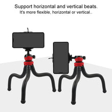 Load image into Gallery viewer, Mini Octopus Flexible Tripod Holder with Phone Clamp for iPhone, Galaxy, Huawei, GoPro, Insta360, DJI and Other Action Cameras, GP271