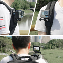 Load image into Gallery viewer, 360 Degree Rotating Quick Release Strap Mount Shoulder Backpack Mount for GoPro, Insta360, DJI and Other Action Cameras