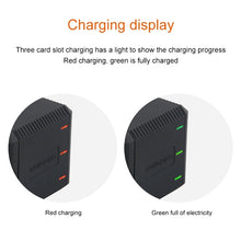 Load image into Gallery viewer, RUIGPRO USB Triple Batteries Housing Charger Box with USB Cable &amp; LED Indicator Light for GoPro HERO6 /5