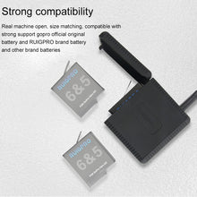 Load image into Gallery viewer, RUIGPRO USB Triple Batteries Housing Charger Box with USB Cable &amp; LED Indicator Light for GoPro HERO6 /5