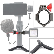 Load image into Gallery viewer, Mini Tripod Mount + Flashlight Extension Bracket  for DJI OSMO Mobile 2, Tripod+Bracket For DJI OSMO Mobile 2