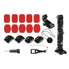 Load image into Gallery viewer, Cycling Helmet Adhesive Multi-Joint Arm Fixed Mount Set with J-Hook Buckle Mount &amp; Screw for GoPro, Insta360, DJI and Other Action Cameras, Cycling Helmet Kit