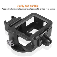 Load image into Gallery viewer, Housing Shell CNC Aluminum Alloy Protective Cage with Insurance Frame &amp; 52mm UV Lens for GoPro HERO7 Black /6 /5, 52mm UV Black, 52mm UV Blue, 52mm UV Red