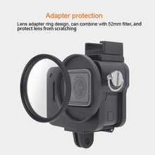 Load image into Gallery viewer, Housing Shell CNC Aluminum Alloy Protective Cage with Insurance Frame &amp; 52mm UV Lens for GoPro HERO7 Black /6 /5, 52mm UV Black, 52mm UV Blue, 52mm UV Red
