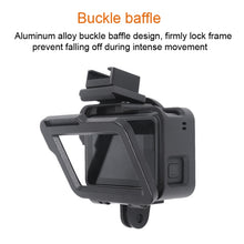 Load image into Gallery viewer, Housing Shell CNC Aluminum Alloy Protective Cage with Insurance Frame &amp; 52mm UV Lens for GoPro HERO7 Black /6 /5, 52mm UV Black, 52mm UV Blue, 52mm UV Red