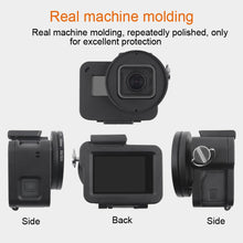 Load image into Gallery viewer, Housing Shell CNC Aluminum Alloy Protective Cage with Insurance Frame &amp; 52mm UV Lens for GoPro HERO7 Black /6 /5, 52mm UV Black, 52mm UV Blue, 52mm UV Red