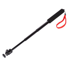 Load image into Gallery viewer, Universal 360 degree Selfie Stick with Red Rope for Gopro, Cellphone, Compact Cameras with 1/4 Threaded Hole, Length: 210mm-525mm, Length: 21-52cm