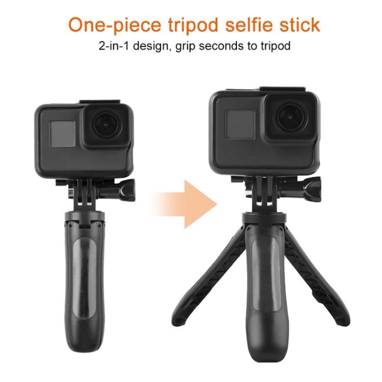 GP446 Multifunctional Mini Fixed Tripod for DJI, Insta360, GoPro and Other Action Cameras, GP446 (Blue), GP446 (Red), GP446 (Black), GP446 (Grey)