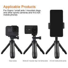 Load image into Gallery viewer, GP446 Multifunctional Mini Fixed Tripod for DJI, Insta360, GoPro and Other Action Cameras, GP446 (Blue), GP446 (Red), GP446 (Black), GP446 (Grey)