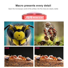 Load image into Gallery viewer, JSR 5 in 1 CR Super Wide Angle Lens 12.5X Macro Lens + CPL Lens + Star + ND16 Lens Filter Set for DJI OSMO Pocket, Macro Lens+CPL+ Star+ND16+CR