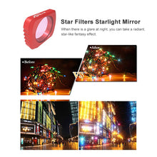 Load image into Gallery viewer, JSR 5 in 1 CR Super Wide Angle Lens 12.5X Macro Lens + CPL Lens + Star + ND16 Lens Filter Set for DJI OSMO Pocket, Macro Lens+CPL+ Star+ND16+CR