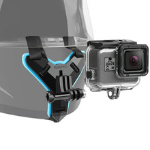 Load image into Gallery viewer, Helmet Belt Mount + Waterproof Housing Protective Case for GoPro HERO7 Black /6 /5, Helmet Belt Mount +Waterproof Case