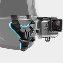 Load image into Gallery viewer, Helmet Belt Mount + Waterproof Housing Protective Case for GoPro HERO7 Black /6 /5, Helmet Belt Mount +Waterproof Case
