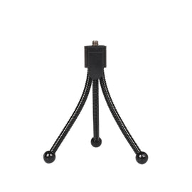 Mini Metal Desktop Tripod Mount with UNC1/4 screw interface for DJI, Insta360, GoPro and Other Action Cameras, Max Load: 0.6kg, Mini Metal Desktop