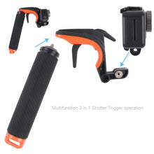 Load image into Gallery viewer, Shutter Trigger + Floating Hand Grip Diving Buoyancy Stick with Adjustable Anti-lost Strap &amp; Screw &amp; Wrench for DJI Osmo Action, Shutter Trigger+Hand Grip