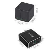 Load image into Gallery viewer, RUIGPRO USB Triple Batteries Housing Charger Box with LED Indicator Light for DJI OSMO Action 1, Charger Box