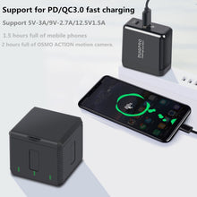 Load image into Gallery viewer, RUIGPRO USB Triple Batteries Housing Charger Box with LED Indicator Light for DJI OSMO Action 1, Charger Box