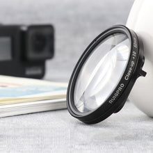 Load image into Gallery viewer, RUIGPRO for GoPro HERO 7/6 /5 Professional 52mm 10X Close-up Lens Filter with Filter Adapter Ring &amp; Lens Cap, 10X Close-up Lens