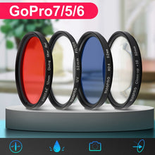 Load image into Gallery viewer, RUIGPRO for GoPro HERO 7/6 /5 Professional 52mm 10X Close-up Lens Filter with Filter Adapter Ring &amp; Lens Cap, 10X Close-up Lens