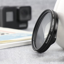 Load image into Gallery viewer, RUIGPRO for GoPro HERO 7/6 /5 Professional 52mm CPL Lens Filter with Filter Adapter Ring &amp; Lens Cap, CPL Lens