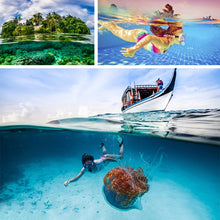 Load image into Gallery viewer, RUIGPRO Floating Hand Grip Dome Port Underwater Diving Camera Lens Transparent Cover for DJI Osmo Action, Osmo Action