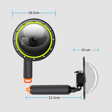 Load image into Gallery viewer, RUIGPRO Floating Hand Grip Dome Port Underwater Diving Camera Lens Transparent Cover for DJI Osmo Action, Osmo Action