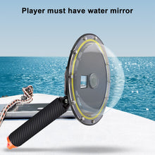 Load image into Gallery viewer, RUIGPRO Floating Hand Grip Dome Port Underwater Diving Camera Lens Transparent Cover for DJI Osmo Action, Osmo Action