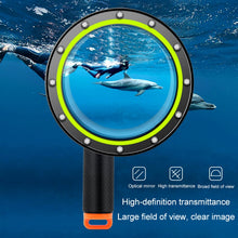 Load image into Gallery viewer, RUIGPRO Floating Hand Grip Dome Port Underwater Diving Camera Lens Transparent Cover for DJI Osmo Action, Osmo Action