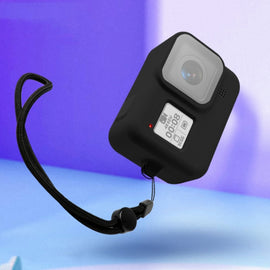 Silicone Protective Case Cover with Wrist Strap for GoPro HERO8 Black, For GoPro HERO8 Black