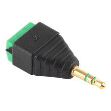 Load image into Gallery viewer, 3.5mm Male Plug 3 Pole 3 Pin Terminal Block Stereo Audio Connector, 3.5mm Male (3 Pin)