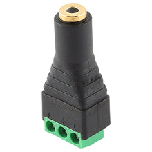 Load image into Gallery viewer, 3.5mm Female Plug 3 Pin Terminal Block Stereo Audio Connector, 3.5mm Female (3 Pin)