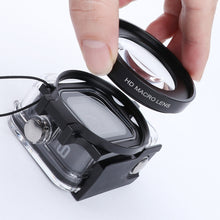 Load image into Gallery viewer, RUIGPRO for GoPro HERO8 Professional 58mm 16X Macro Lens Dive Housing Filter + Dive Housing Waterproof Case with Filter Adapter Ring &amp; Lens Cap