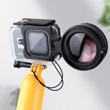 Load image into Gallery viewer, RUIGPRO for GoPro HERO8 58mm 16X Macro Lens + Red/Purple Diving Lens  Filter + Dive Housing Waterproof Case Kits with Filter Adapter Ring &amp; Lens Cap