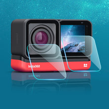 Load image into Gallery viewer, Lens + LCD Display Tempered Glass Film for Insta 360 One R 4K, For Insta 360 One R 4K